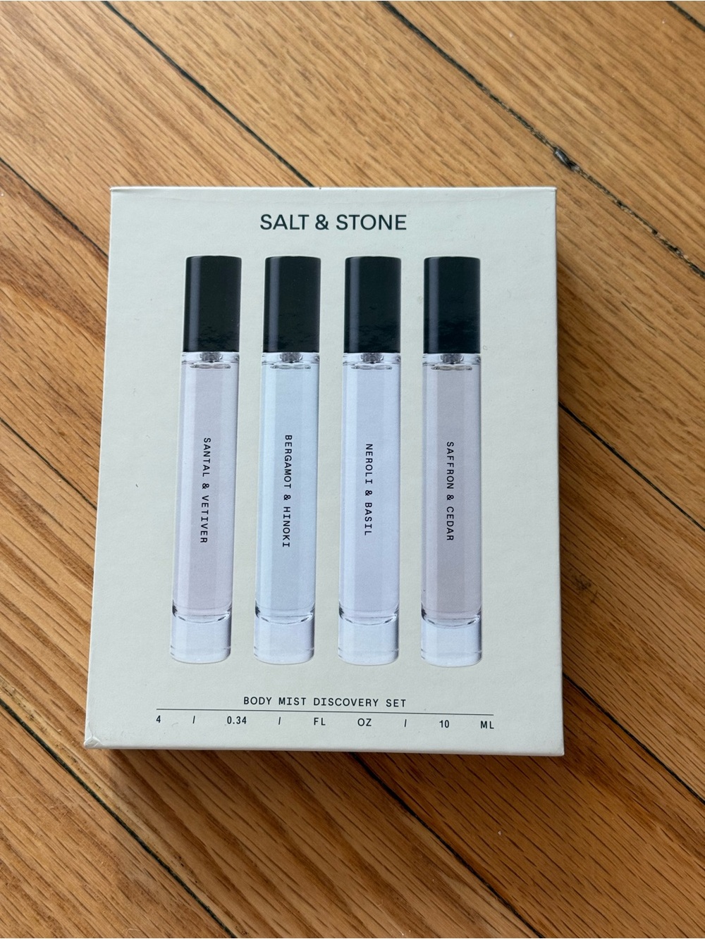 Salt & Stone Body Mist Discovery Set - Neutral Pastel Sprays
